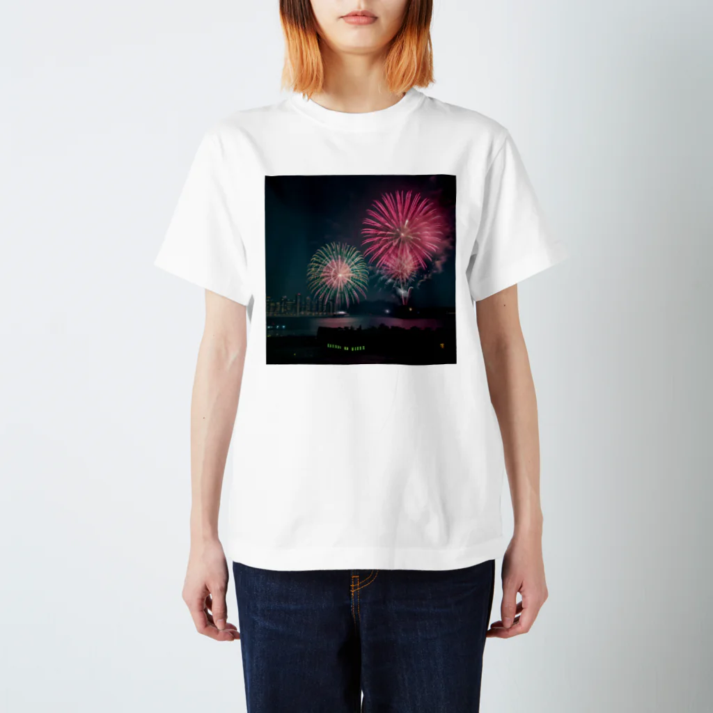 あかいはちの花火 Regular Fit T-Shirt