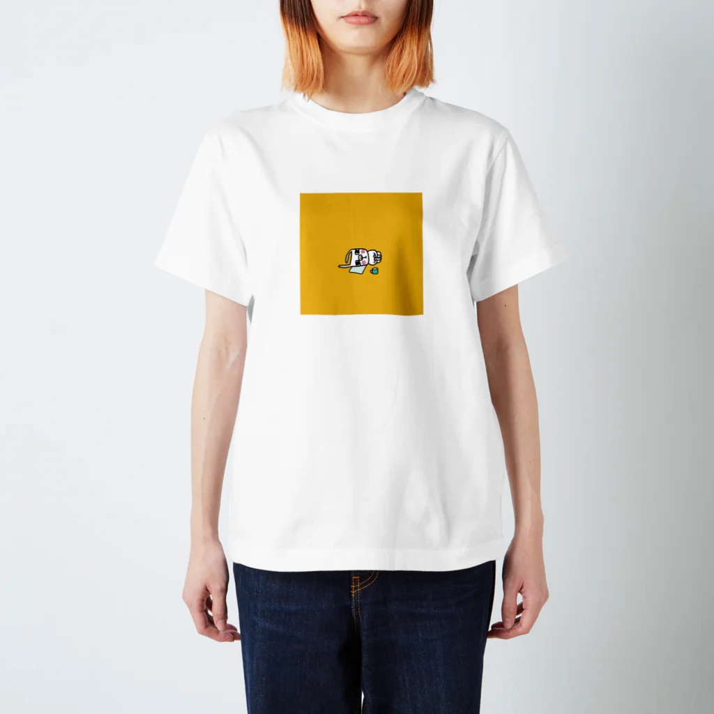 anco91　フレンチブルドックのぽつん スタンダードTシャツ