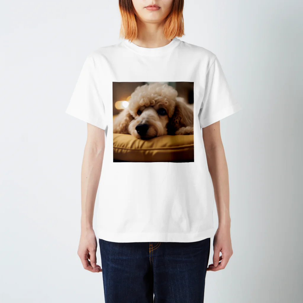 barkcutelyのリラックスプードル スタンダードTシャツ