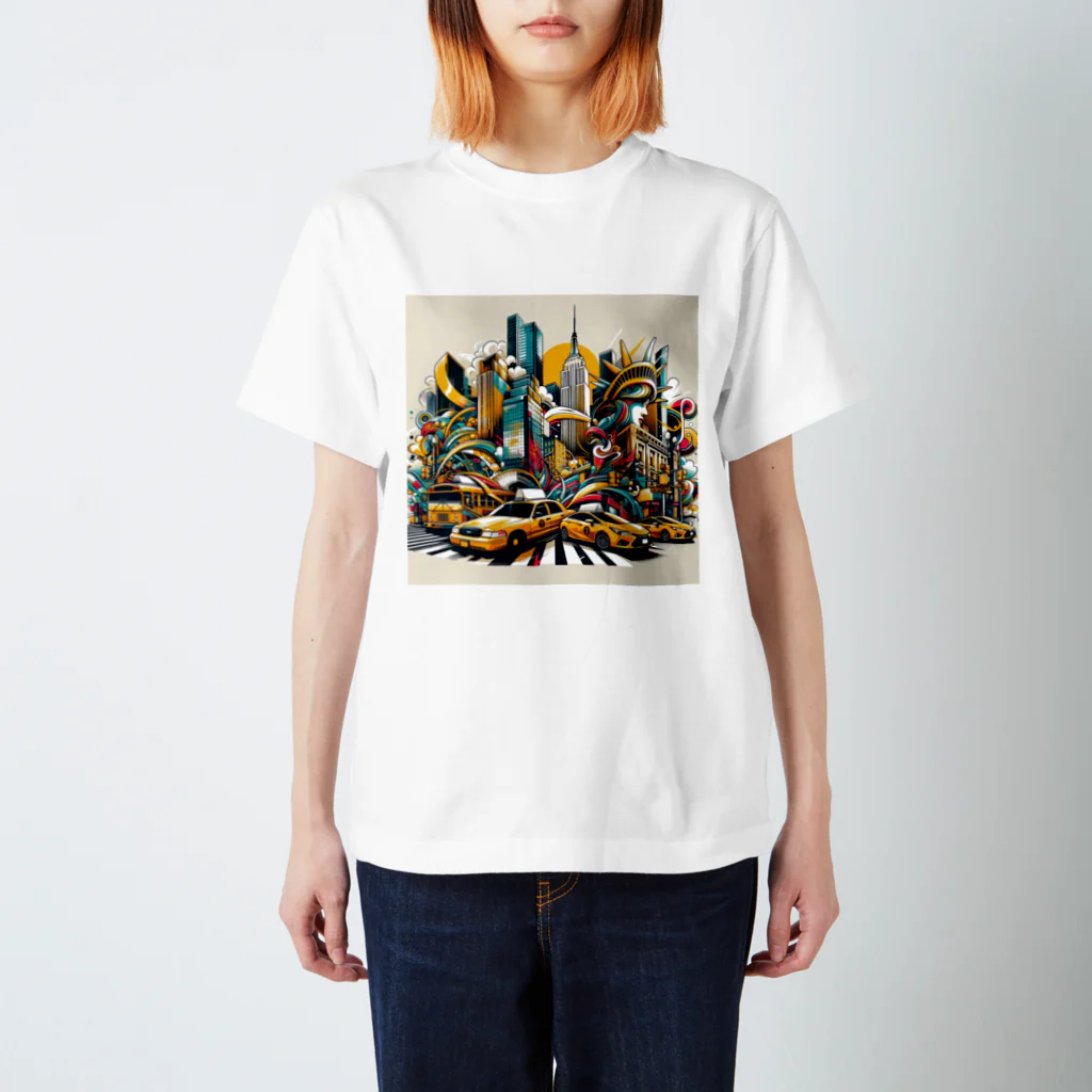 HappyHub Online ShopのNew York City スタンダードTシャツ