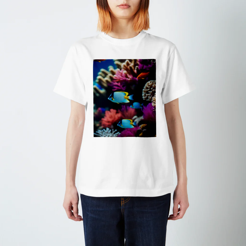 awawoのColourful world スタンダードTシャツ