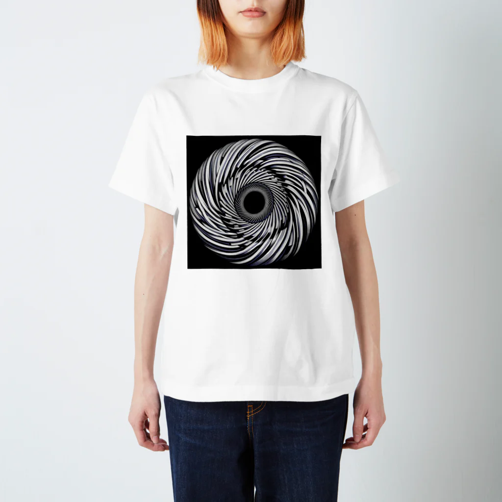 Dexsterのoptical illusion 01 スタンダードTシャツ