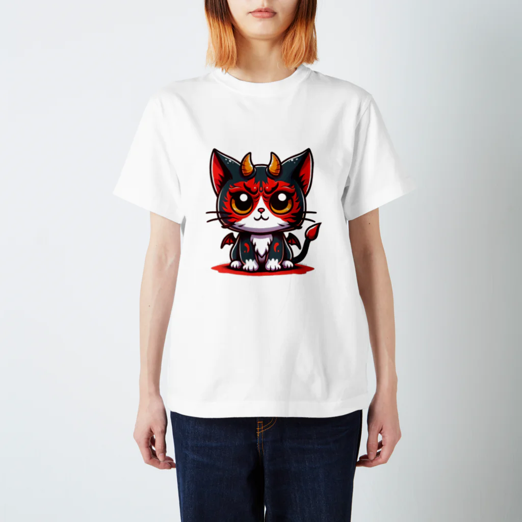 zuuu-の！結構強い悪魔にゃんこ！ Regular Fit T-Shirt