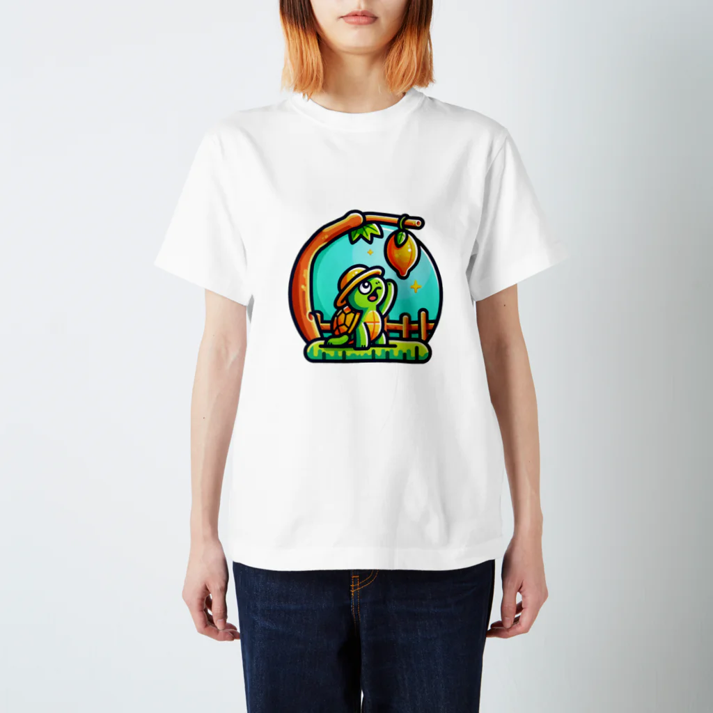 Bumps Design Collectionのパパイヤとかめたろう スタンダードTシャツ