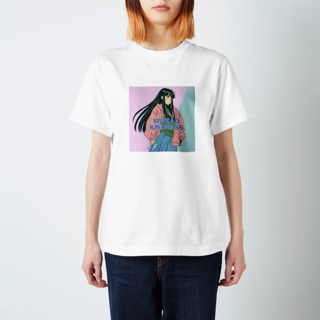 東京Vivid Girlsの「優しさを広めよう」 スタンダードTシャツ