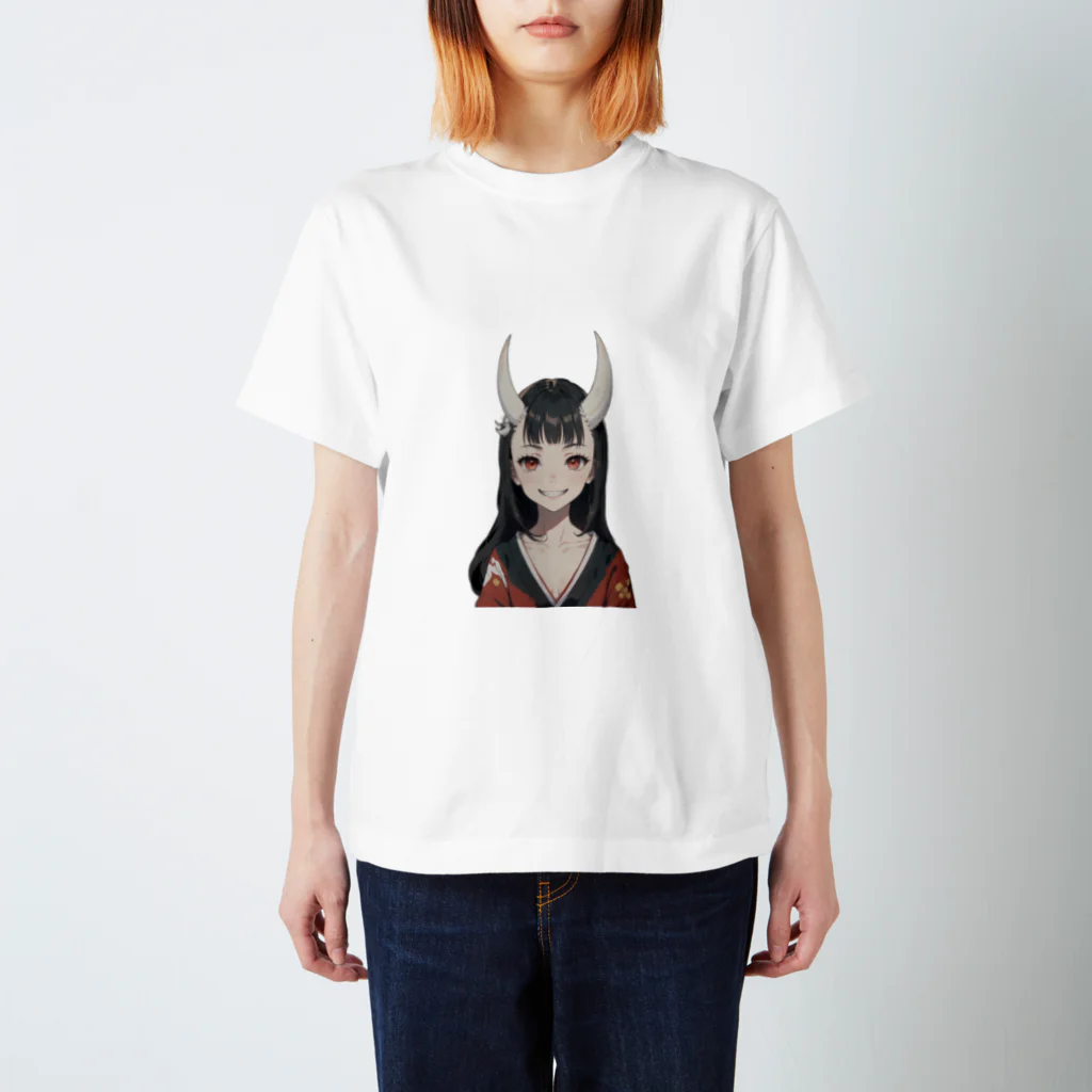 akakasakaの鬼娘 Regular Fit T-Shirt