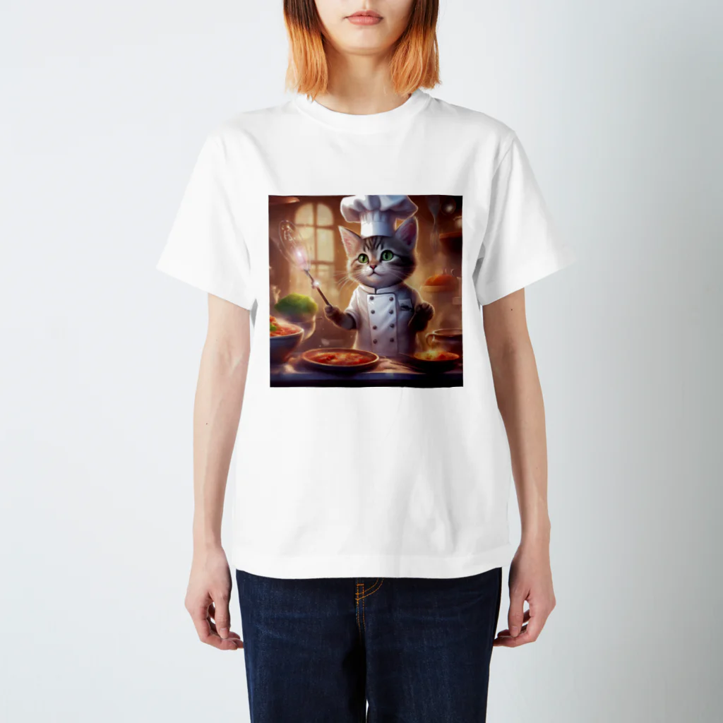 キャリーのcooking猫 Regular Fit T-Shirt