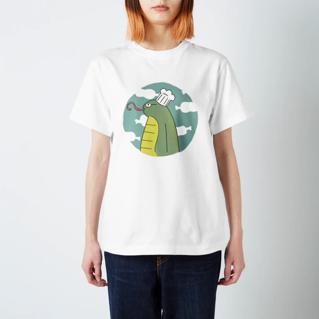 K・Yのへびコック(肉担) スタンダードTシャツ