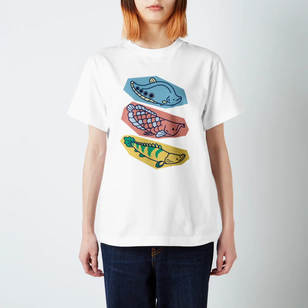 みなとまち層の古代魚 スタンダードTシャツ