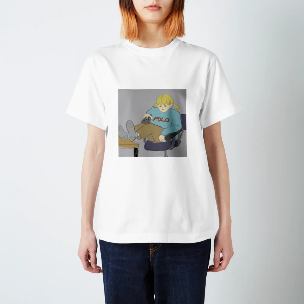 デミのふてくされ スタンダードTシャツ