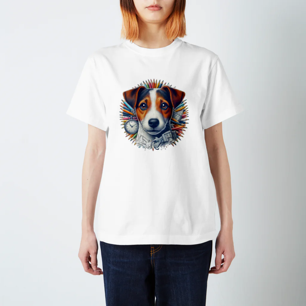 dogfulのクールなジャックラッセルテリア スタンダードTシャツ