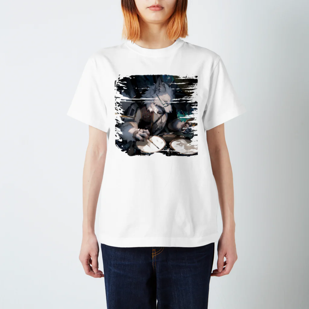 Tattsun worksのLone Wolf Regular Fit T-Shirt