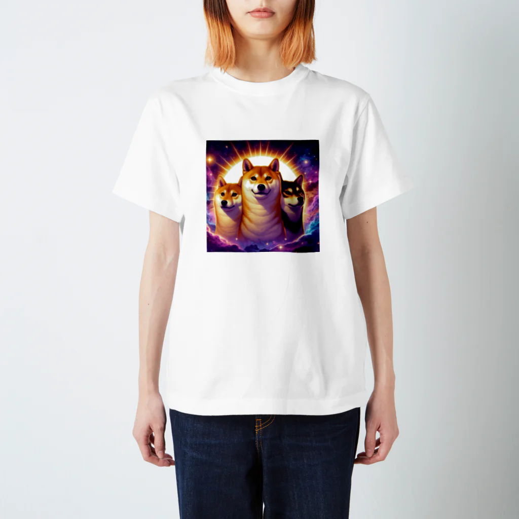 宇宙猫ファクトリーの宇宙犬グッズ 1号 スタンダードTシャツ