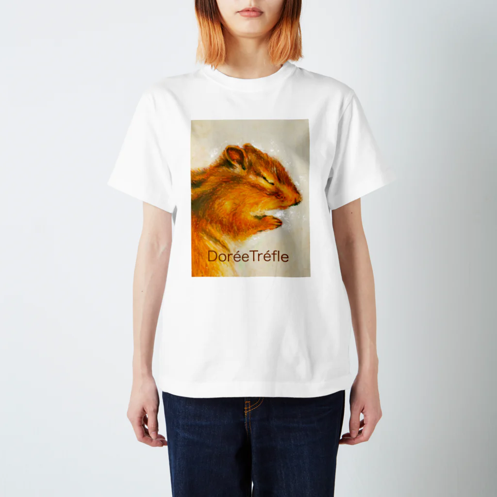 DoréeTréfle(ドレトレフル)Sara🍀の可愛いシマリス スタンダードTシャツ