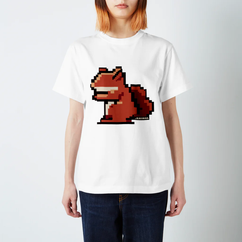 .ANIMALのドットリス　 のーまる ver  スタンダードTシャツ