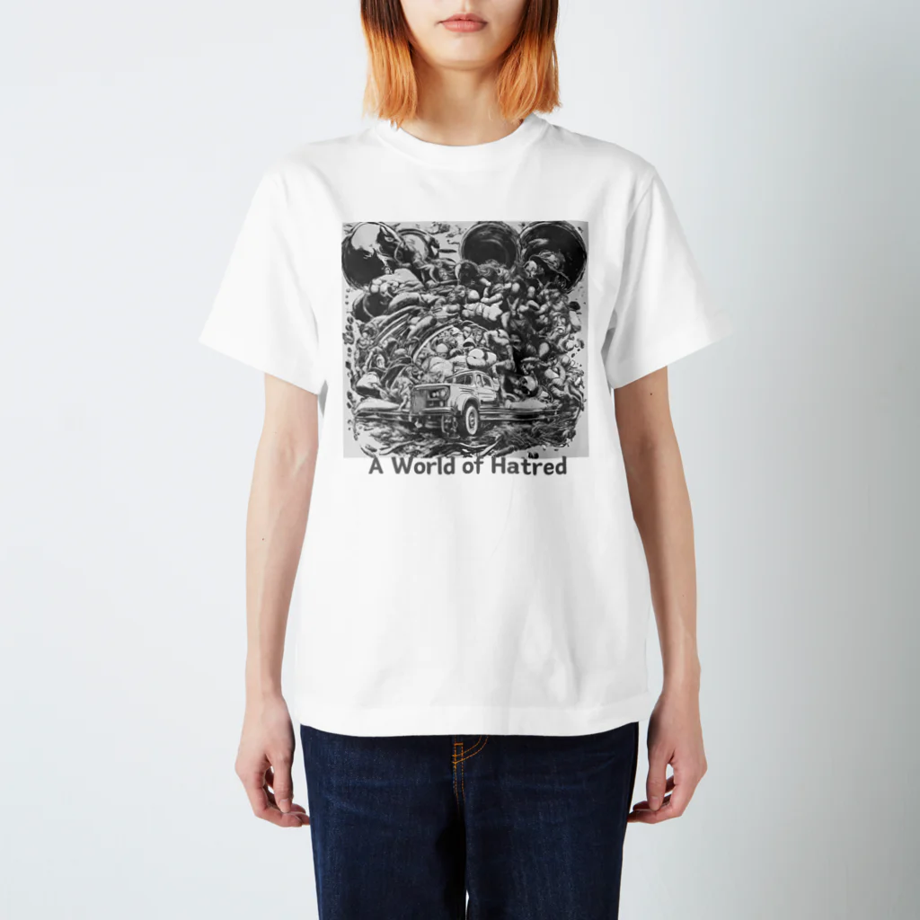 yumekauのA World of Hatred Regular Fit T-Shirt