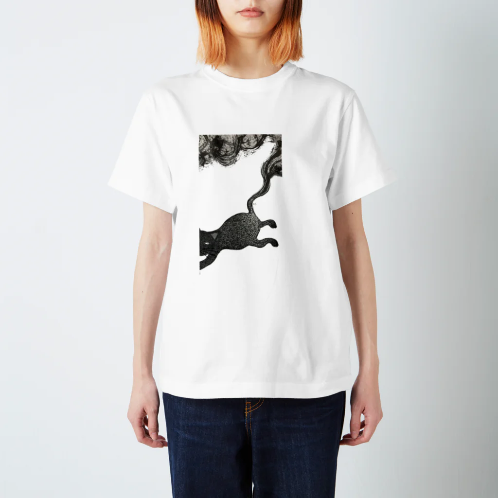 kita nobuwaのKURONEKO-輝きを放つためーTate Regular Fit T-Shirt