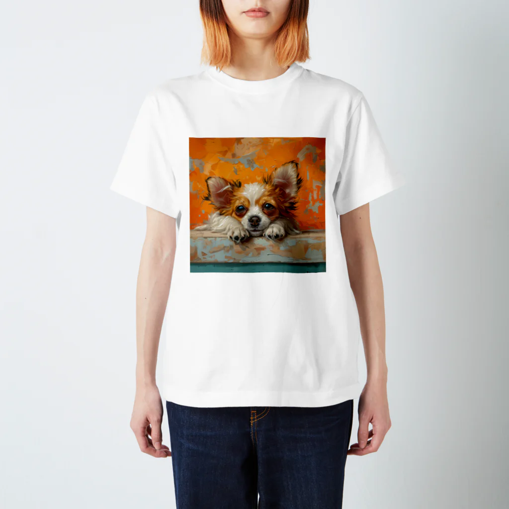AQUAMETAVERSEの可愛いワンコ Marsa 106 Regular Fit T-Shirt