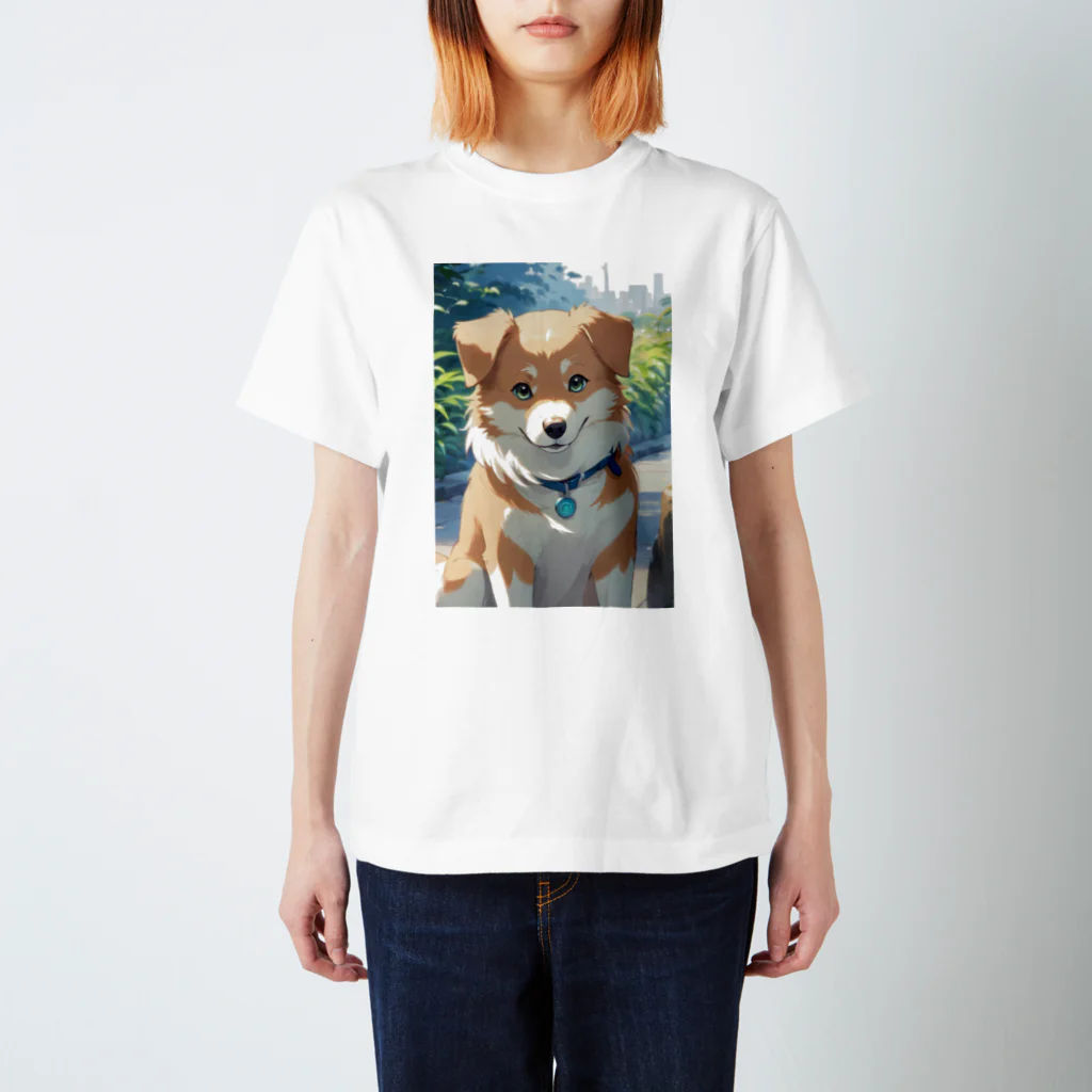 niwaのたれ耳の犬 Regular Fit T-Shirt