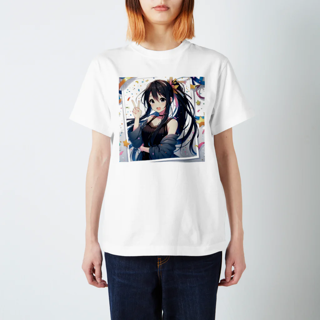 anime1のスーパーアイドルゆいちゃん Regular Fit T-Shirt