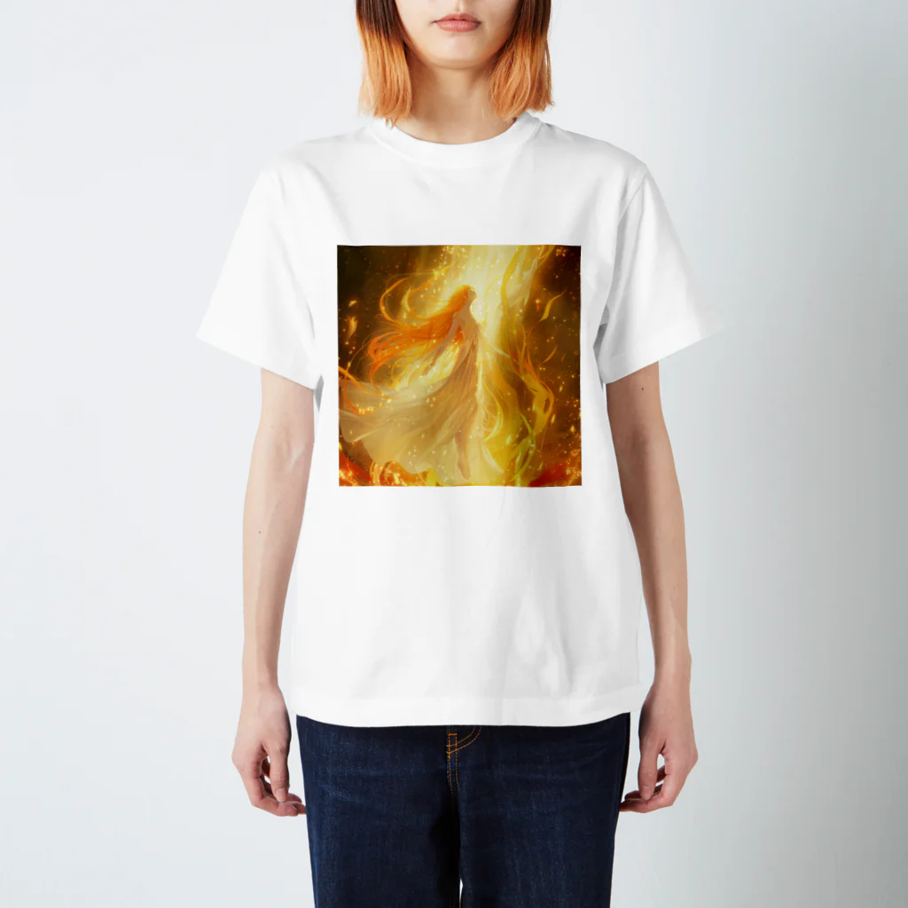 AQUAMETAVERSEの光の世界へ向かう姫 アメジスト 2846 Regular Fit T-Shirt