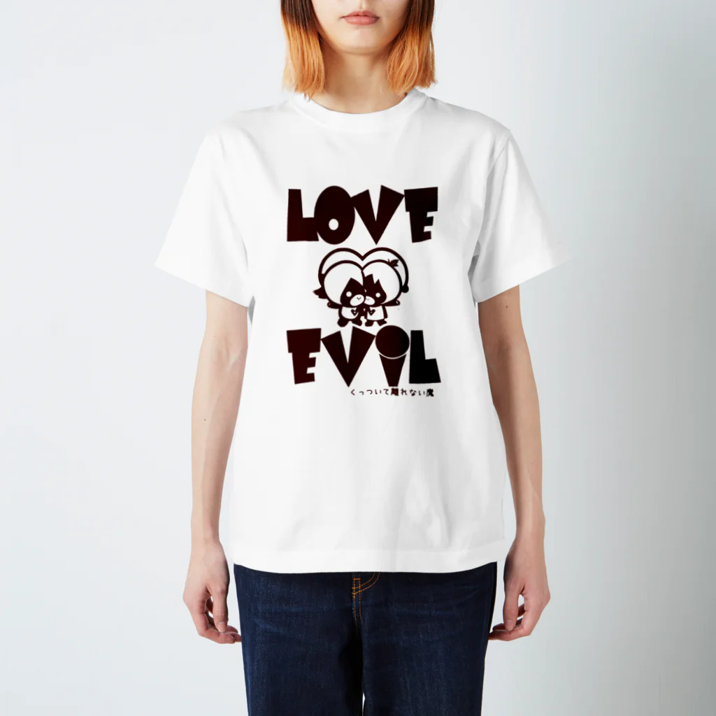 AKテイストのLOVE EVIL Regular Fit T-Shirt