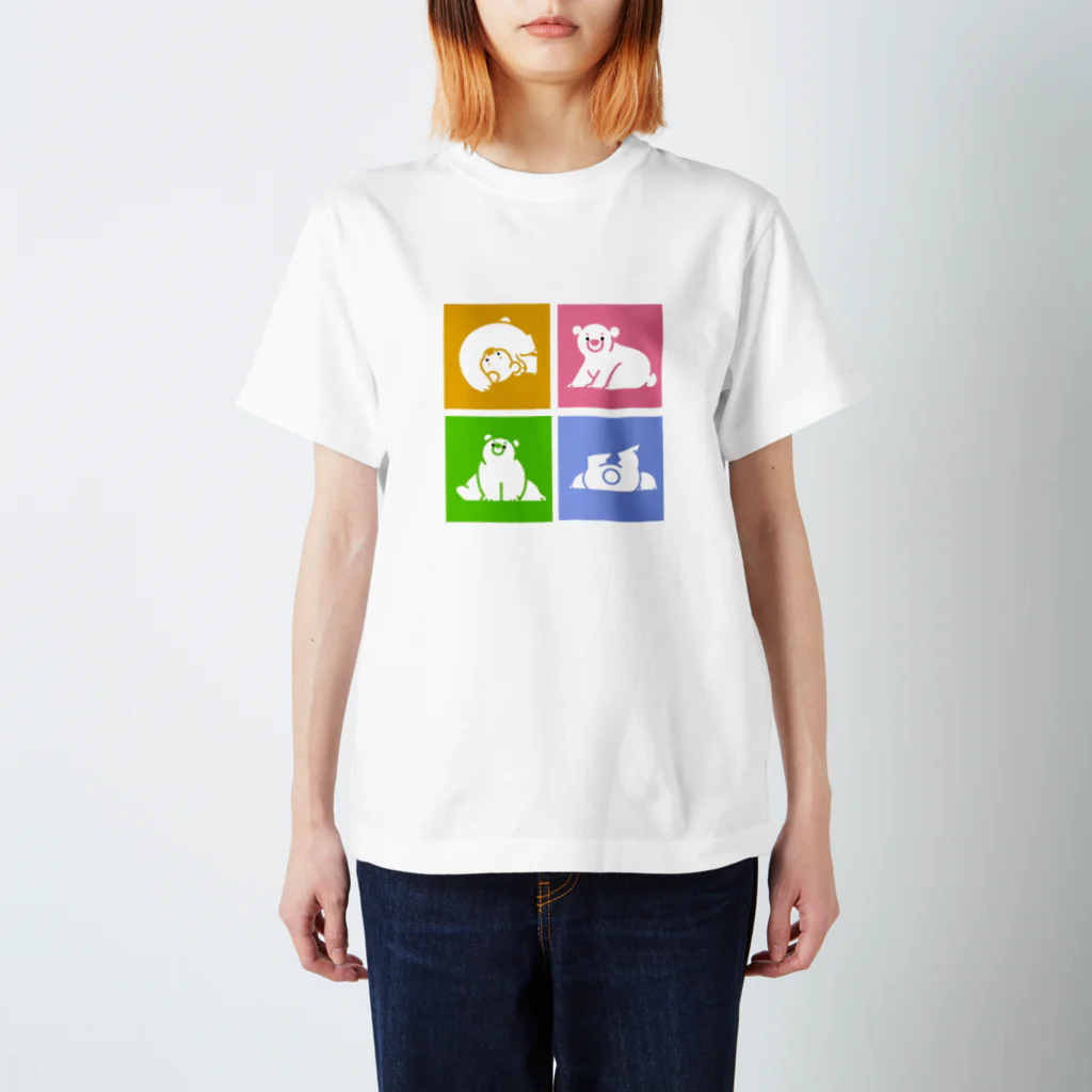 acotomo shopのでんぐり返し♡クマ スタンダードTシャツ