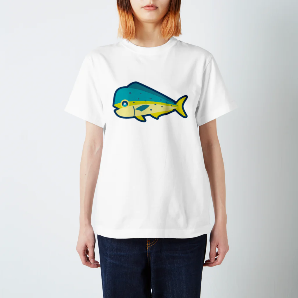 ホチカド漁船の釣れたよ。シイラが。 Regular Fit T-Shirt