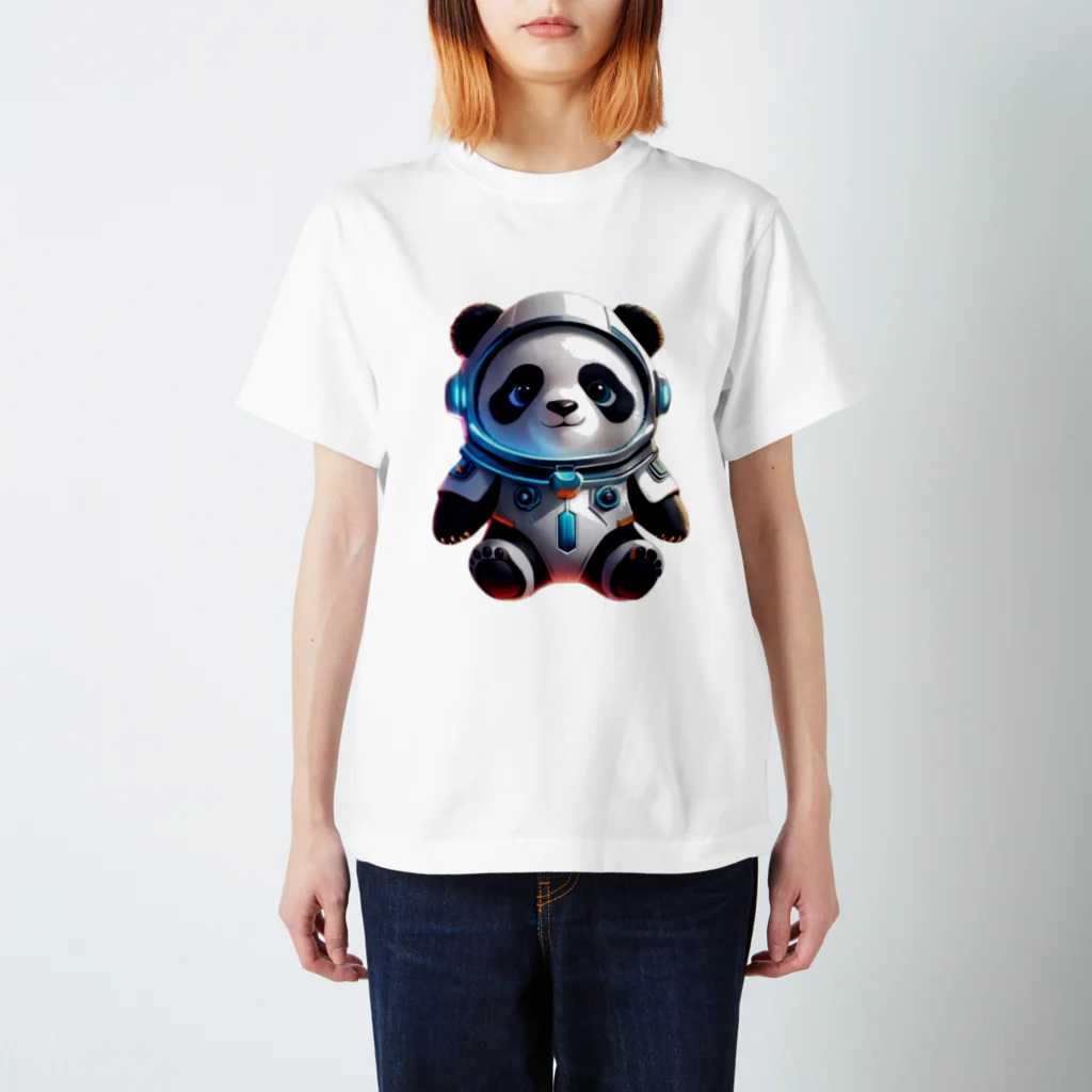 〜たけしゃんのお店〜のパンダが宇宙服着てみた⑥ スタンダードTシャツ