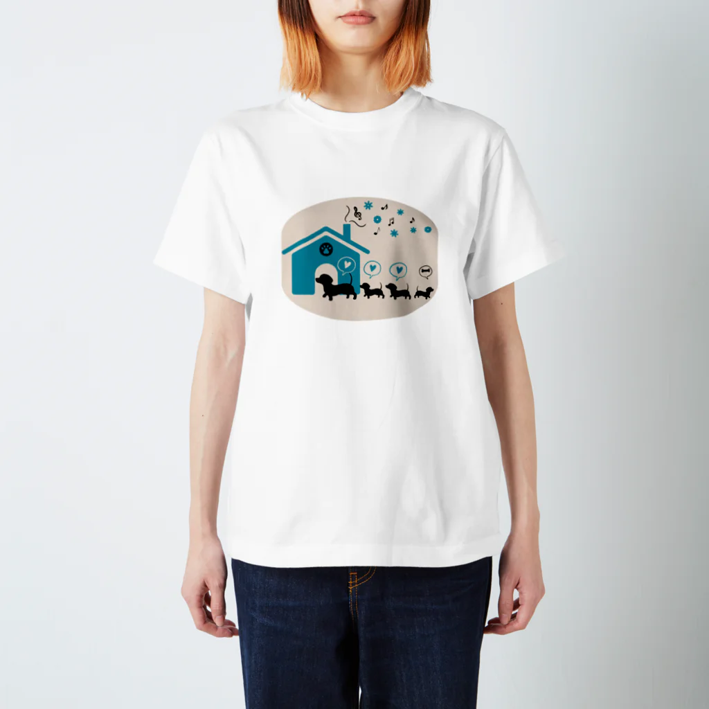 miru-miru-miruのお家に帰ろう スタンダードTシャツ