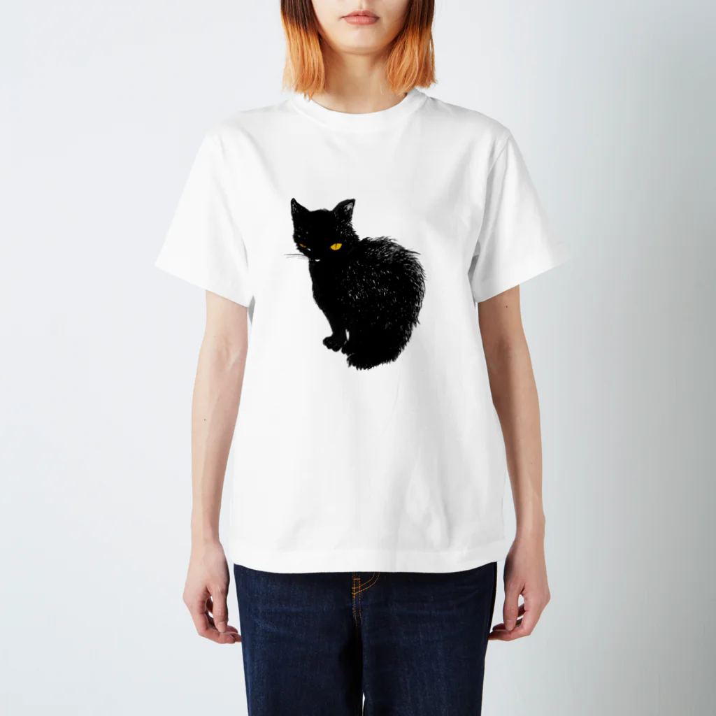 Gh00stの黒猫 スタンダードTシャツ