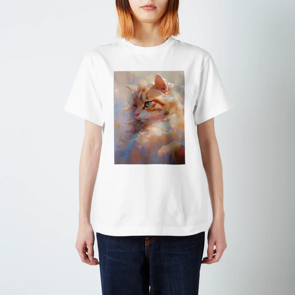 ミントキャッスルのにゃんこ Regular Fit T-Shirt