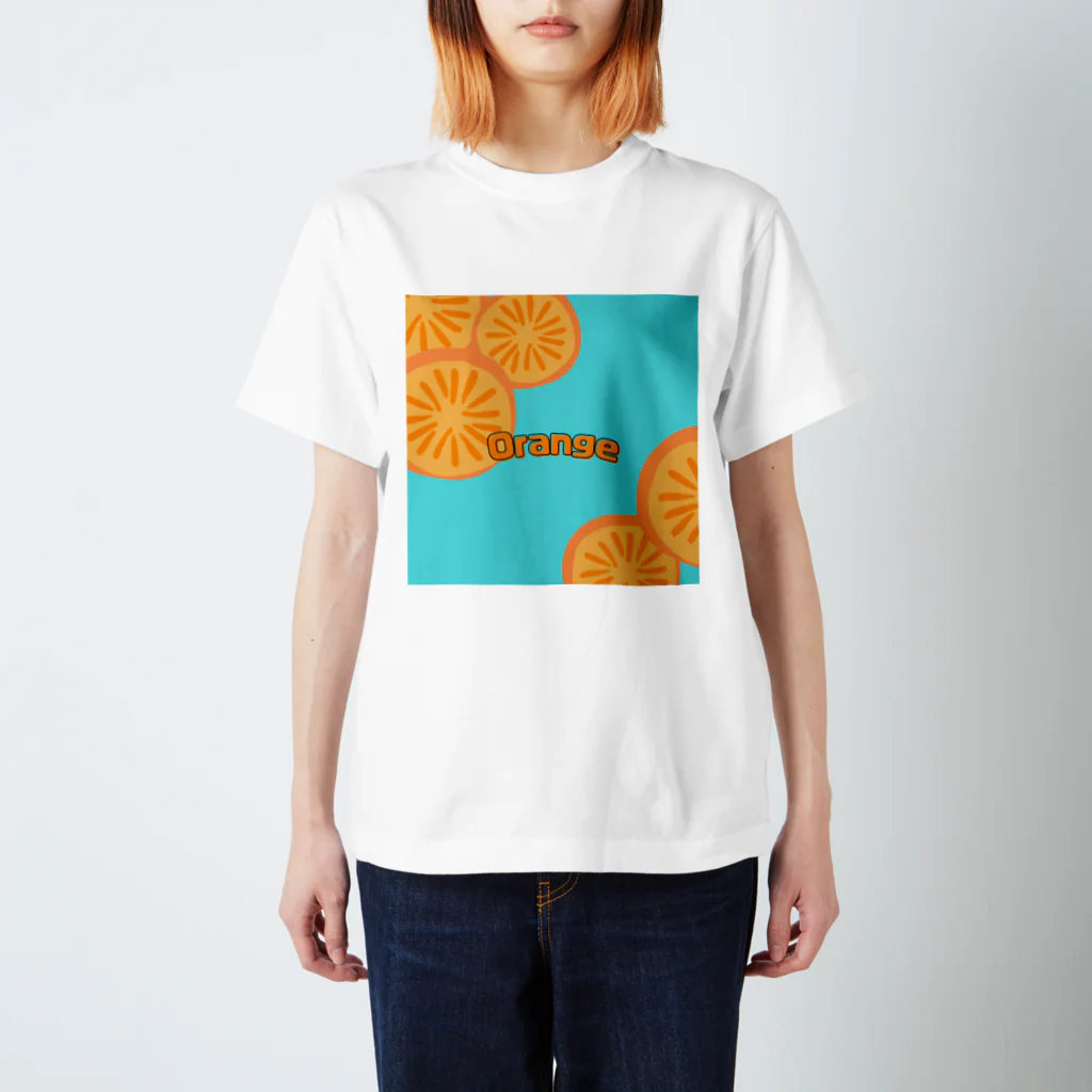 Apricot_taruのOrange🍊 Regular Fit T-Shirt