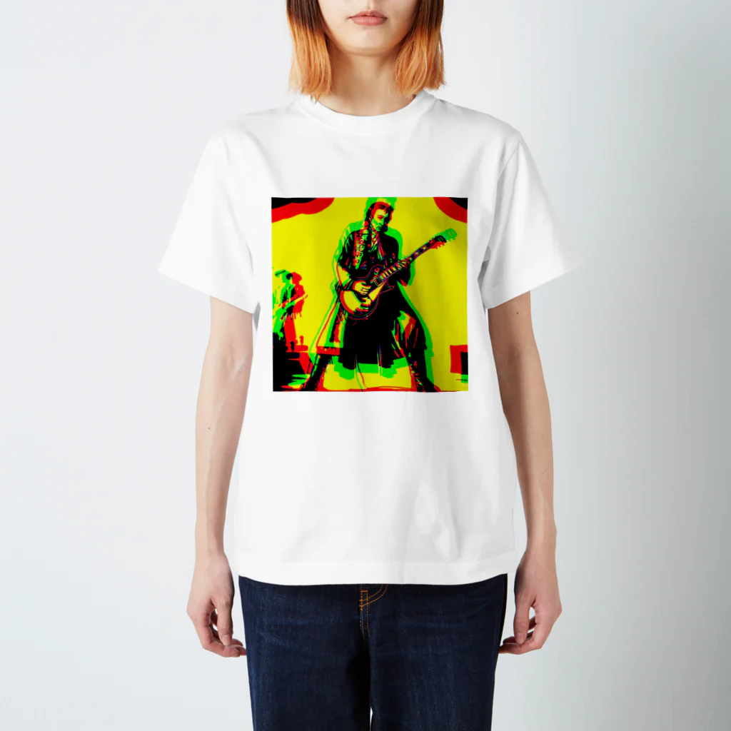 moon_takuanの土方歳三とロック「Toshizo Hijikata and Rock」 Regular Fit T-Shirt
