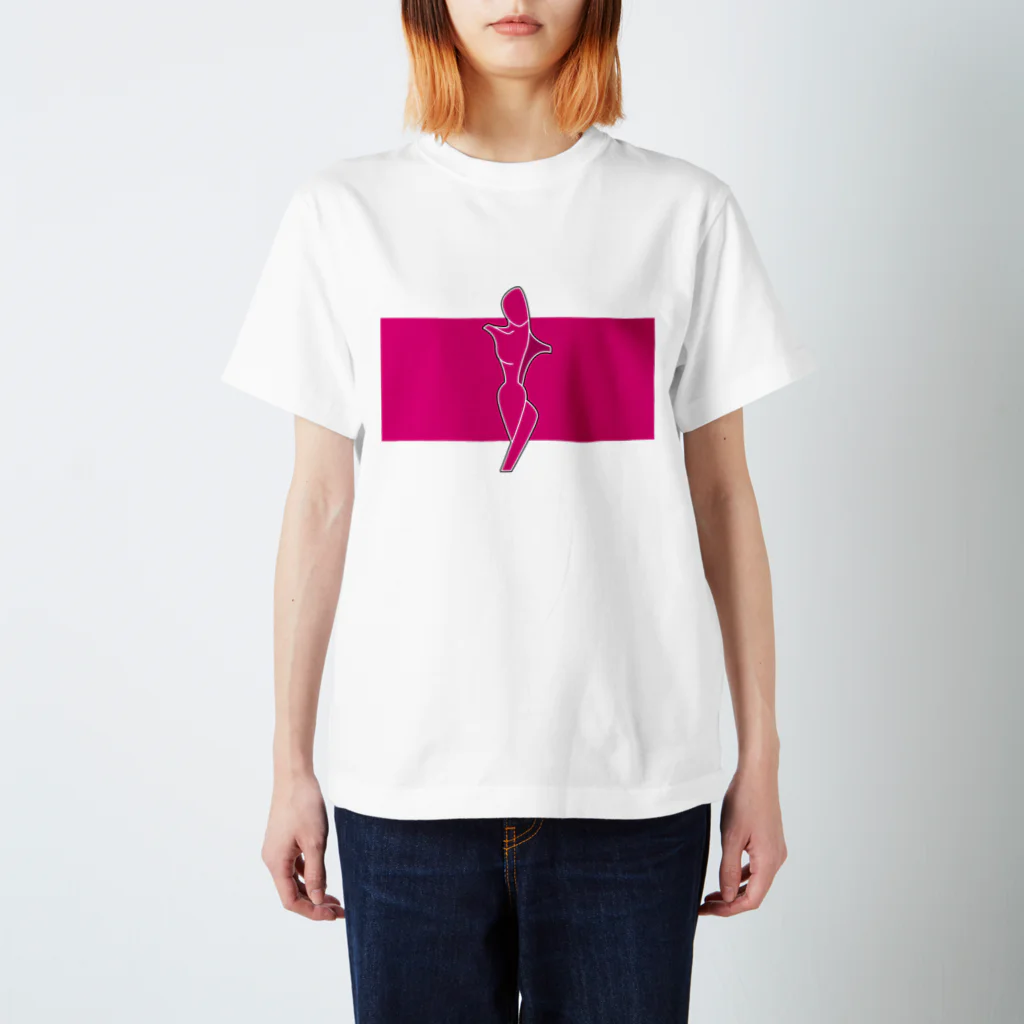 EASELの前面 or 背面 Regular Fit T-Shirt