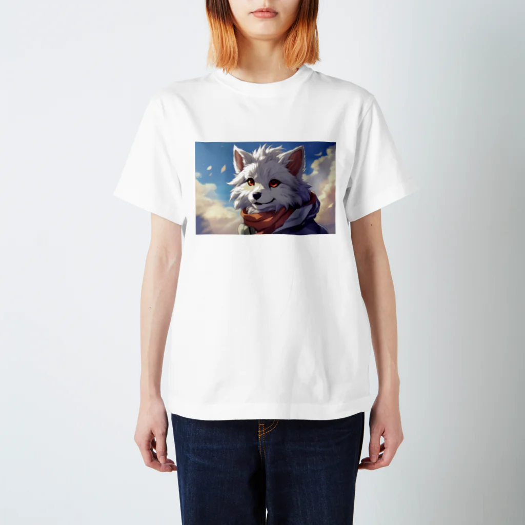 Moon_Howlの幼子の狼 Regular Fit T-Shirt