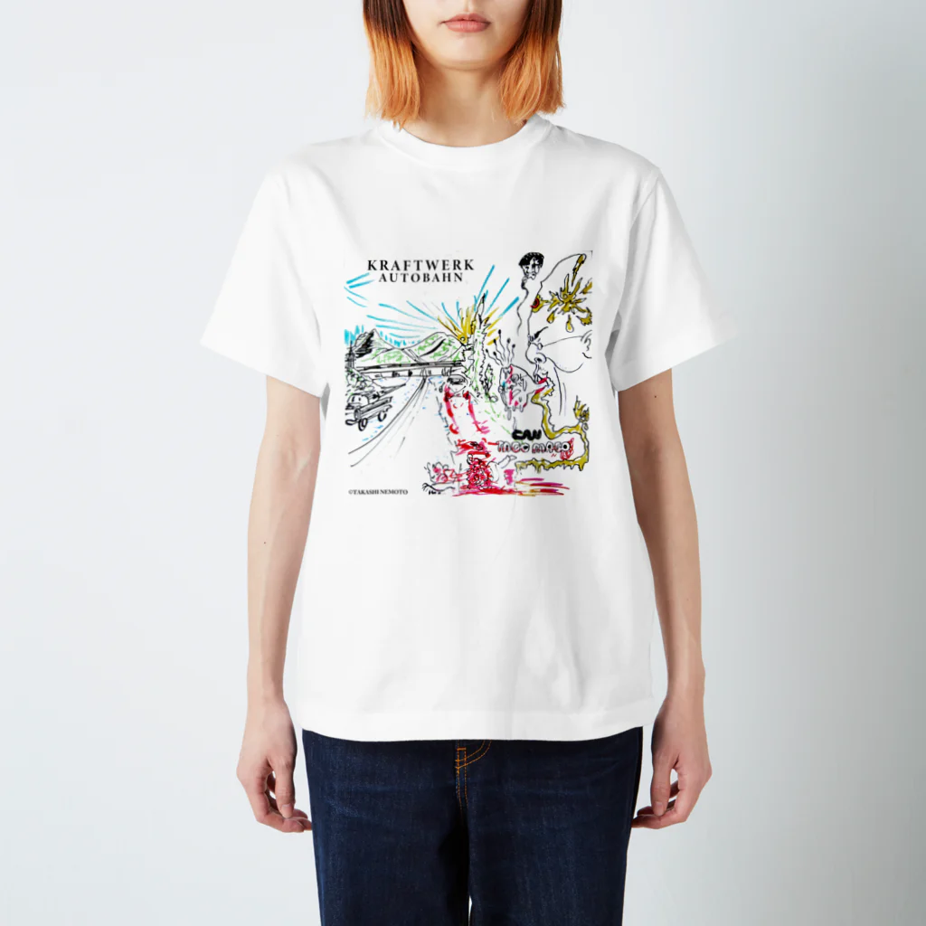 根本敬小売店（SUZURI店）のKraftwerk Autobahn スタンダードTシャツ