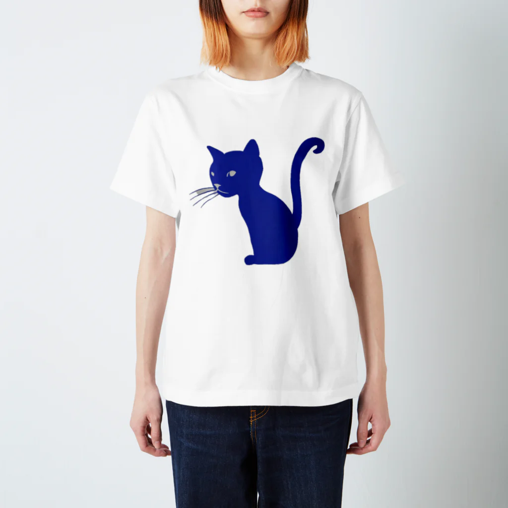 MEGROOVEのシルエットにゃん🐱 スタンダードTシャツ