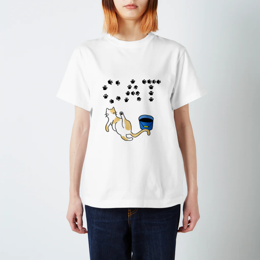 y_oco_yのCAT Regular Fit T-Shirt