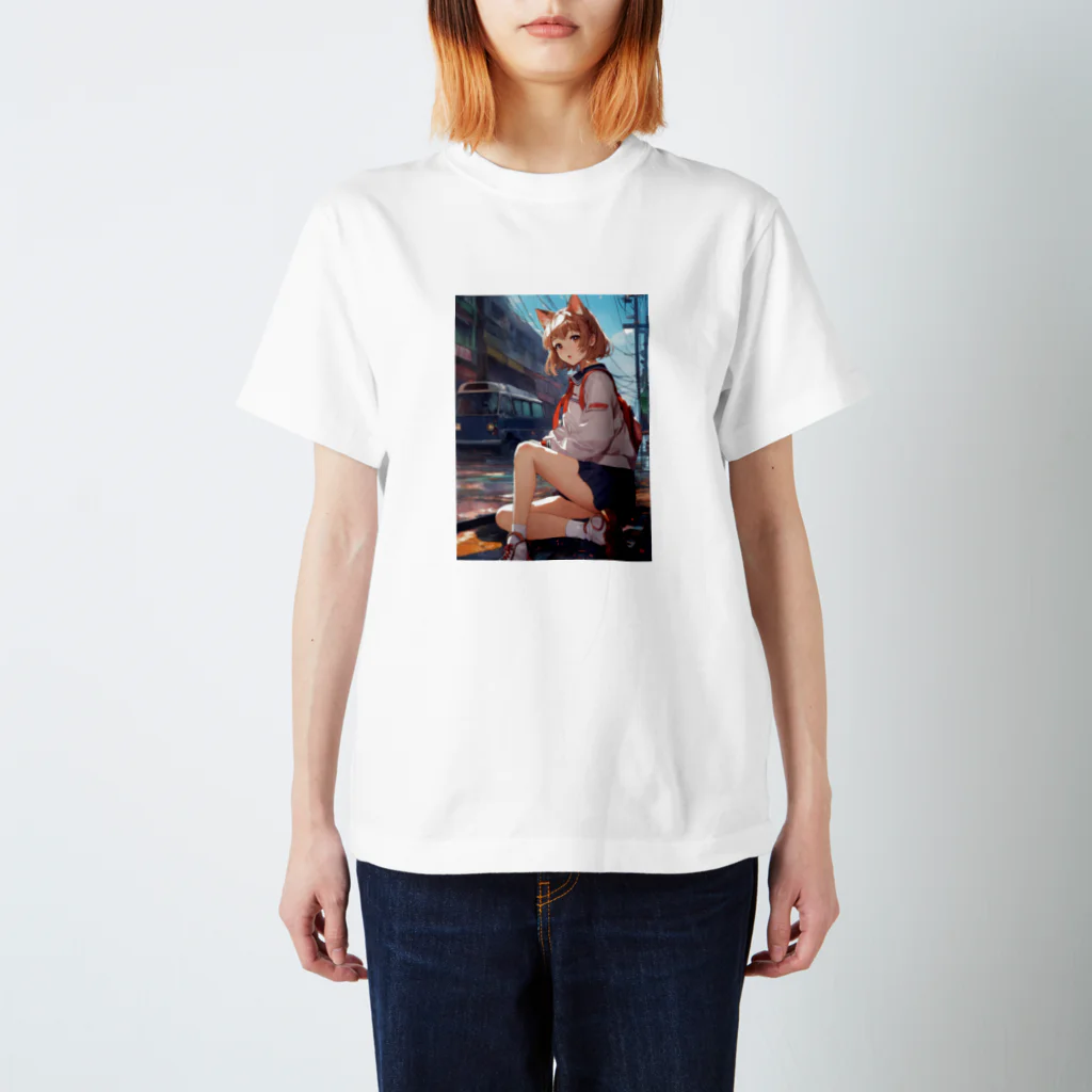 kam-kam0713の二次元の女の子 スタンダードTシャツ