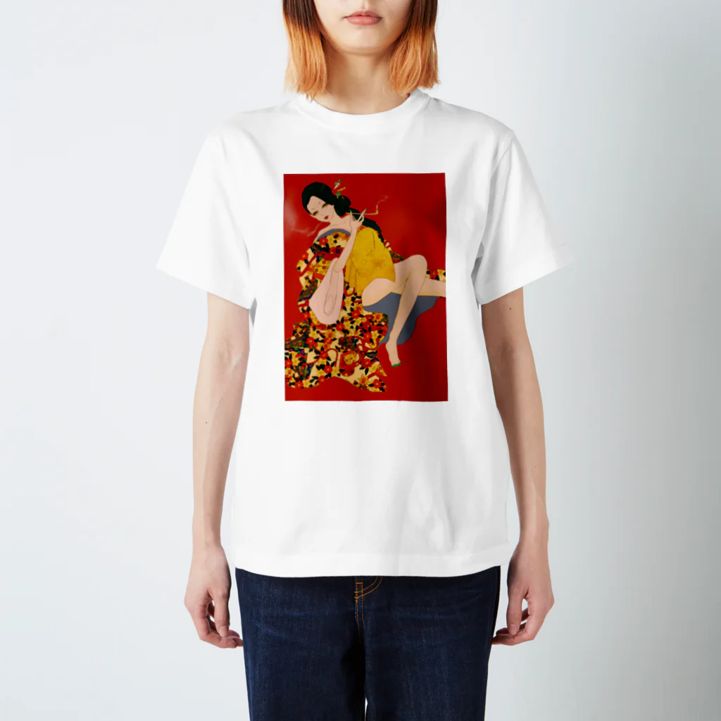 負け犬の遠吠えの花魁 Regular Fit T-Shirt