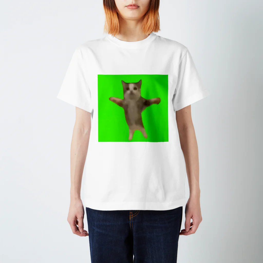 すわぁすやあんのハッピー猫 スタンダードTシャツ