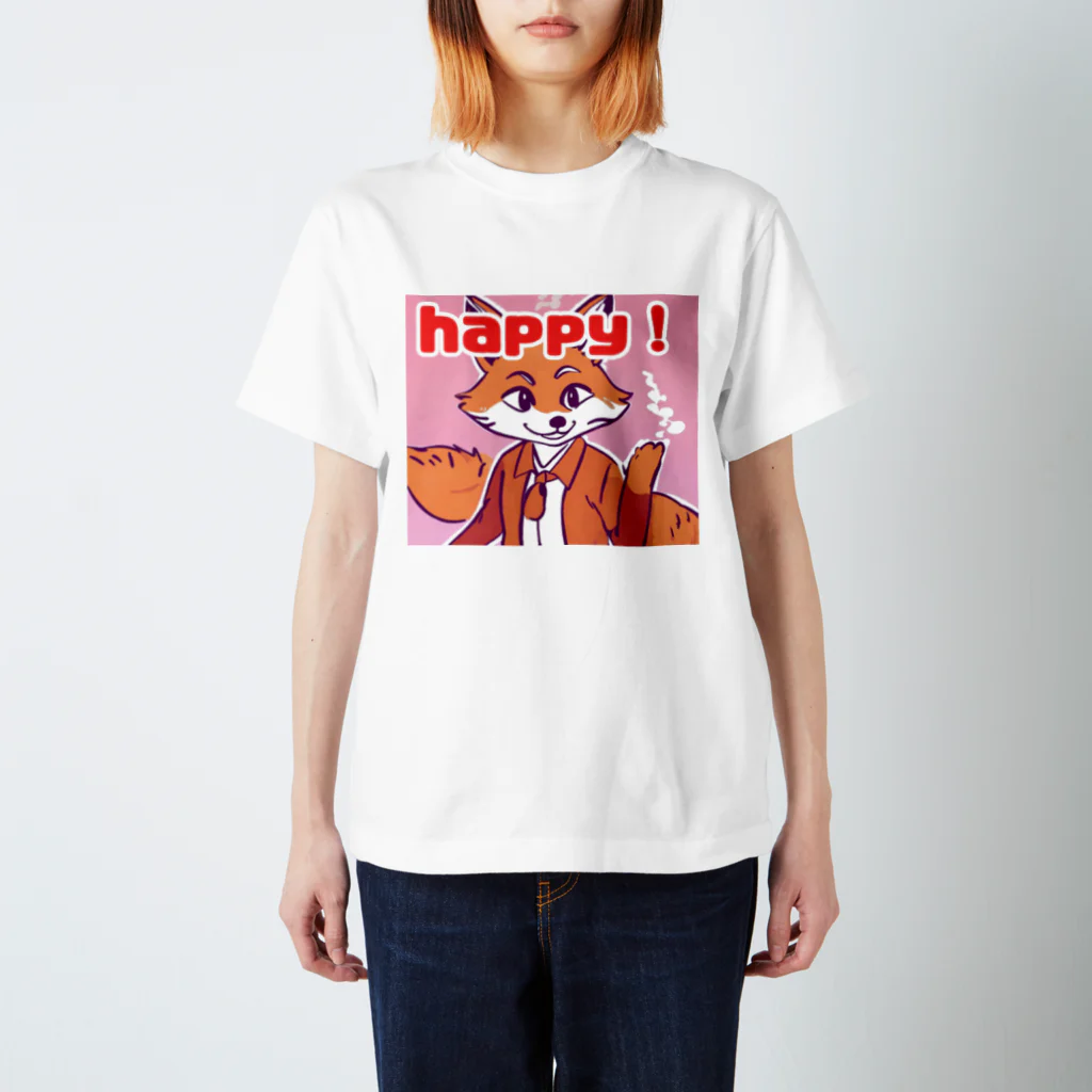 まことのお店のきつねくん スタンダードTシャツ