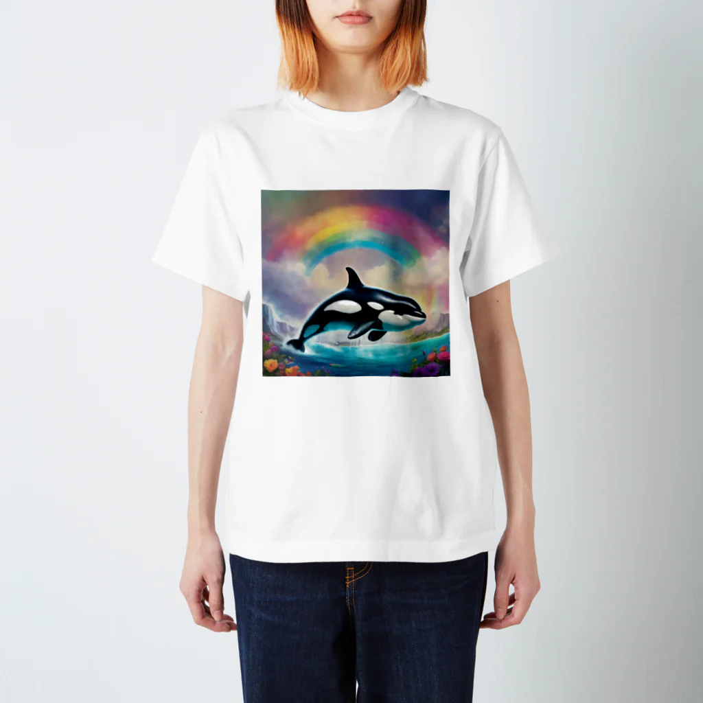 てぃっちゃんのシャチ Regular Fit T-Shirt