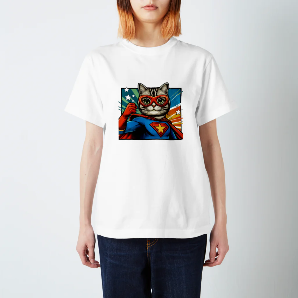 北摂のひとのスーパー猫 スタンダードTシャツ