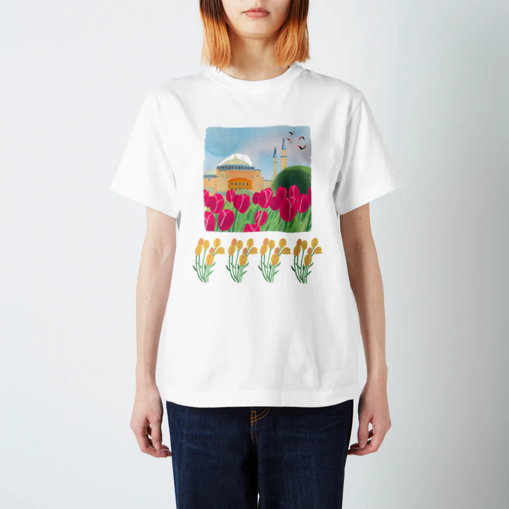 harurun3のお花のふうけい スタンダードTシャツ