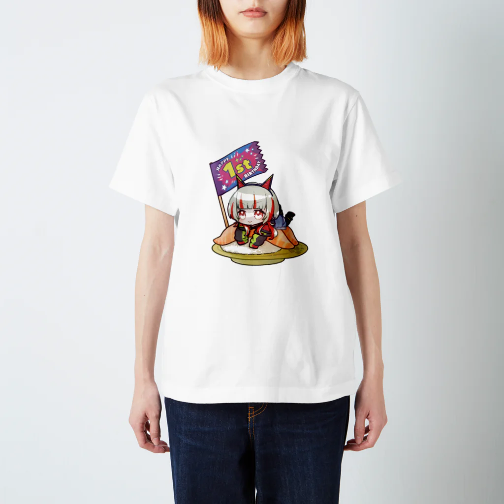 AI Vtuber音紡いま 公式SUZURIの音紡いま 1歳 バースデー記念アイテムドロップ🍬 スタンダードTシャツ