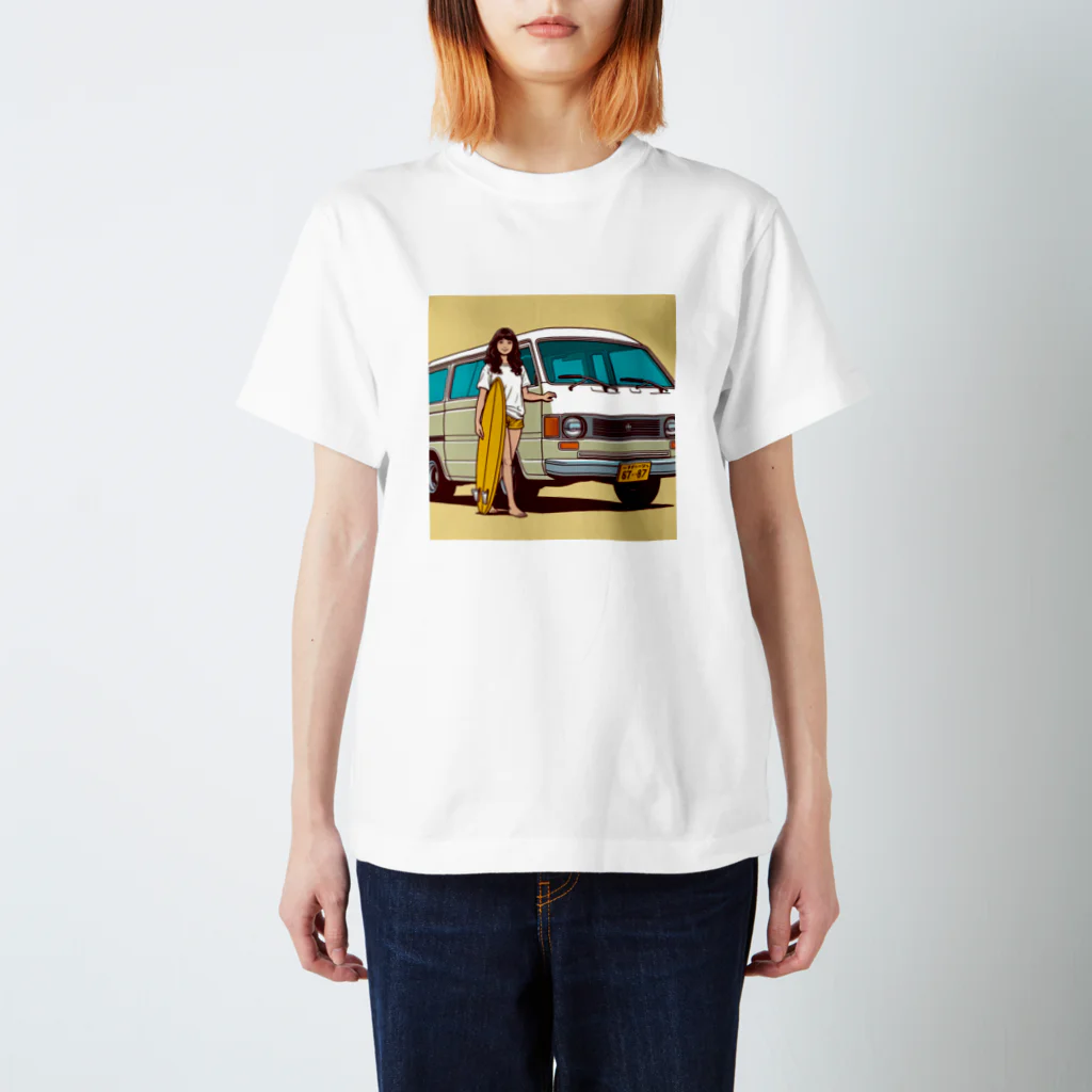 80s_popの80s CityPop No.32 Regular Fit T-Shirt