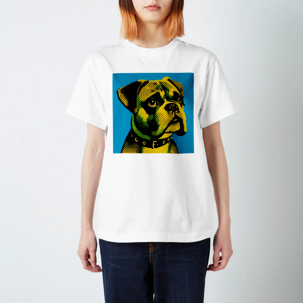 三浦凱のカラフル犬 Regular Fit T-Shirt