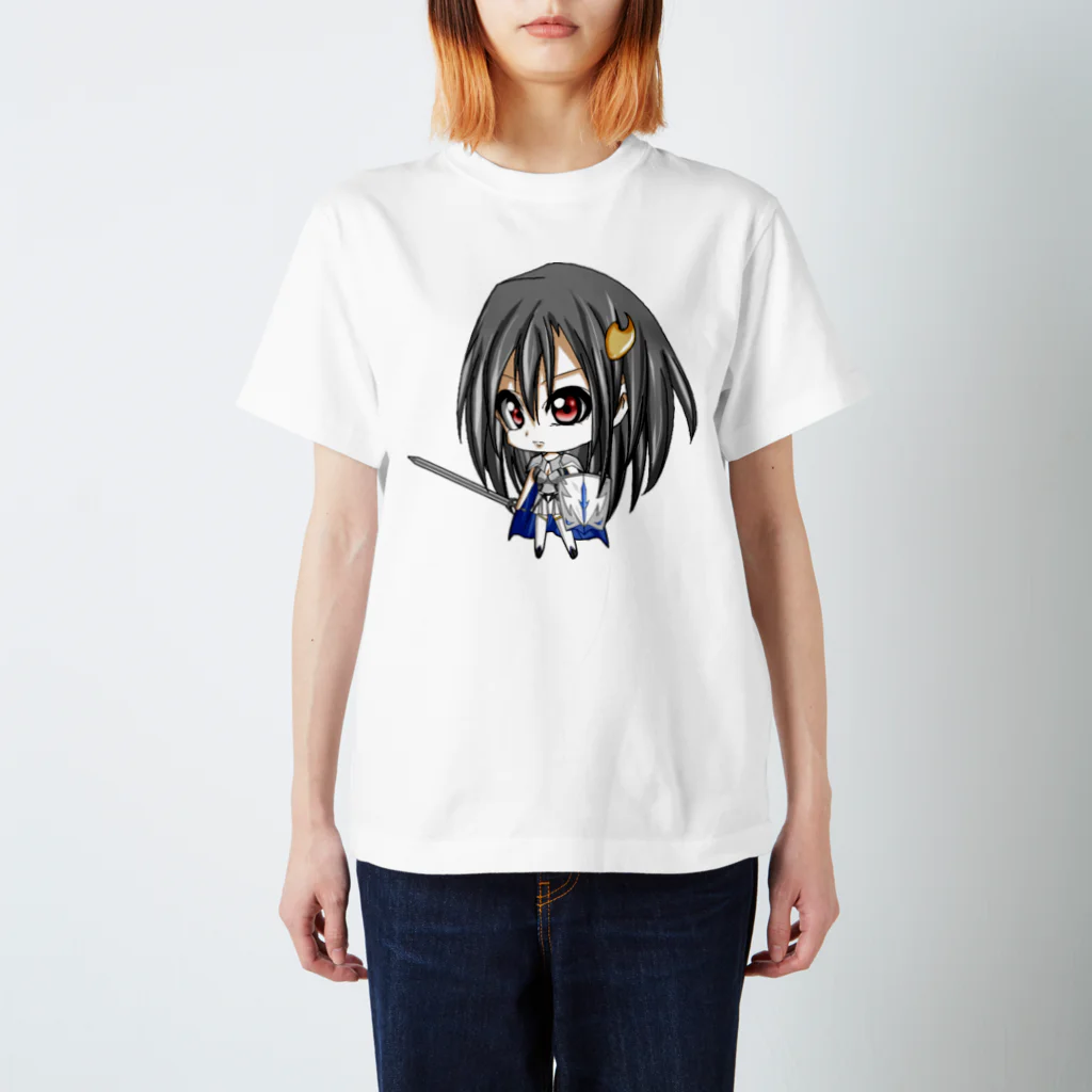 きゃらくりえいとプロジェクトのワイワイキャラクター1／ティア Regular Fit T-Shirt